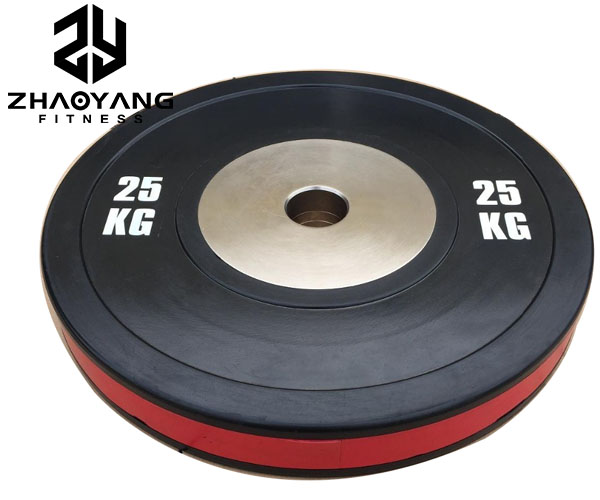 ZY4009 Competition Bumper Plate with Color Strip